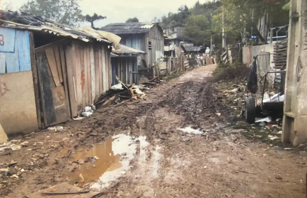 Street in the Bonfim neighborhood in Almirante Tamandare
